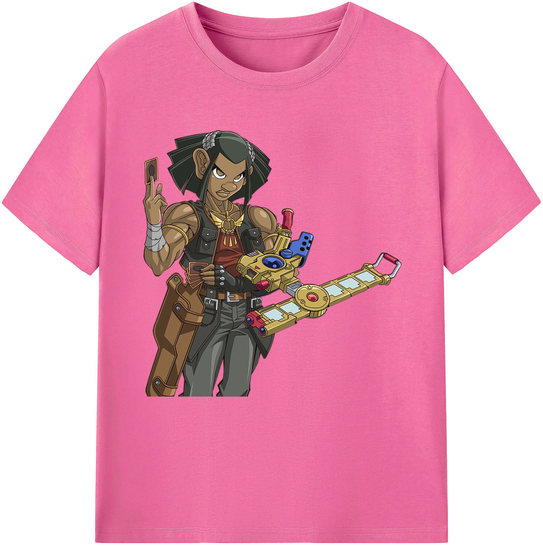 （画像用） 遊☆戯☆王 Yu-Gi-Oh! レディースカジュアルプリントTシャツ（綿100％）